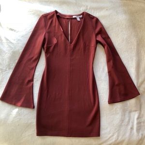 Bell Sleeve Bodycon Dress